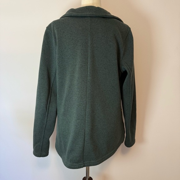 Old Navy Active Fleece Women's Green Jacket Size L - Picture 2 of 10